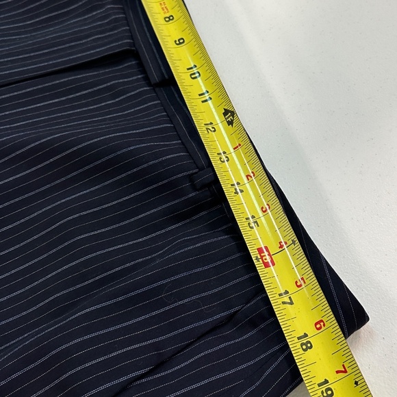 Brooks Brothers 346 Women's Pinstripe Lined Wool SUIT Caroline Fit Size 14 / 16 - Picture 15 of 16